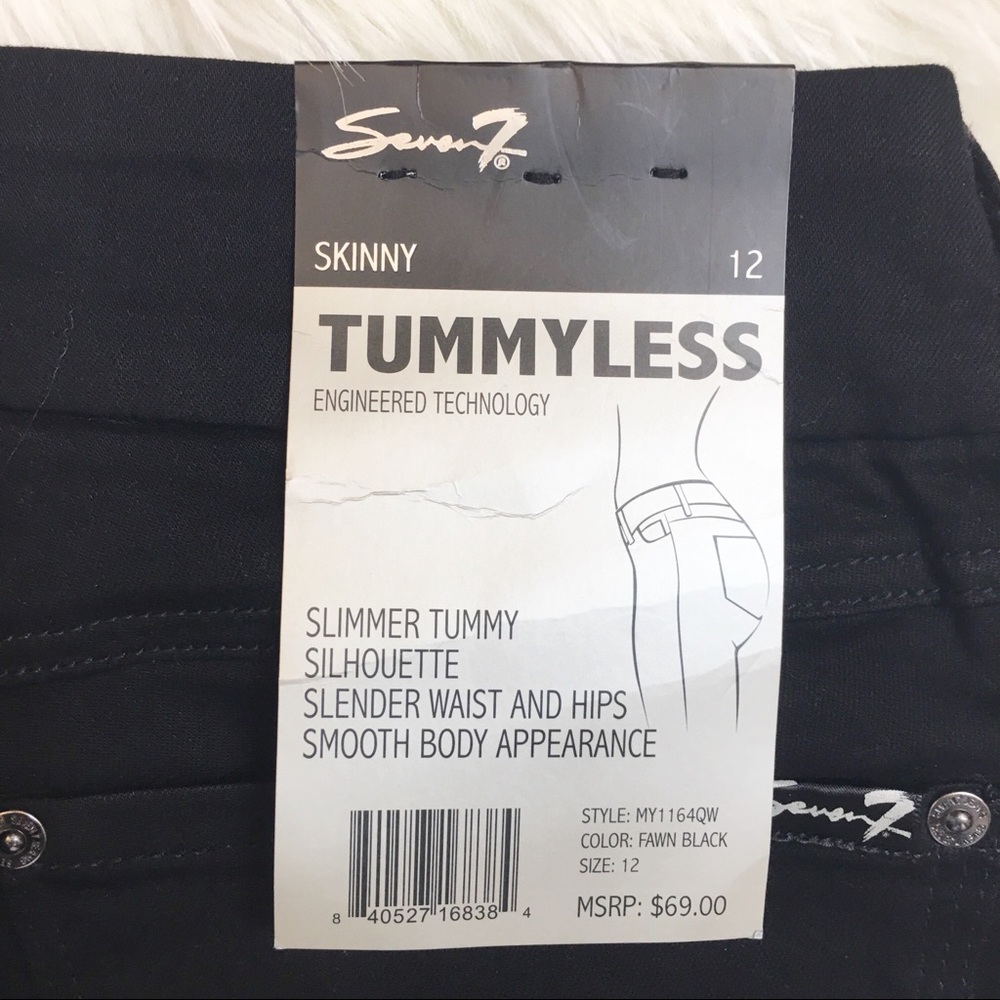 ⤵️$40 Seven 7 Tummyless Slimmer Silhouette Skinny - Picture 4 of 6